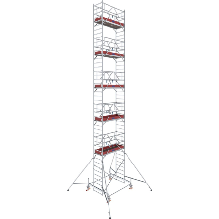Rusztowanie jezdne aluminiowe Krause Stabilo 100 (0,75x2,00 m) – wys. rob. 12,5 m
